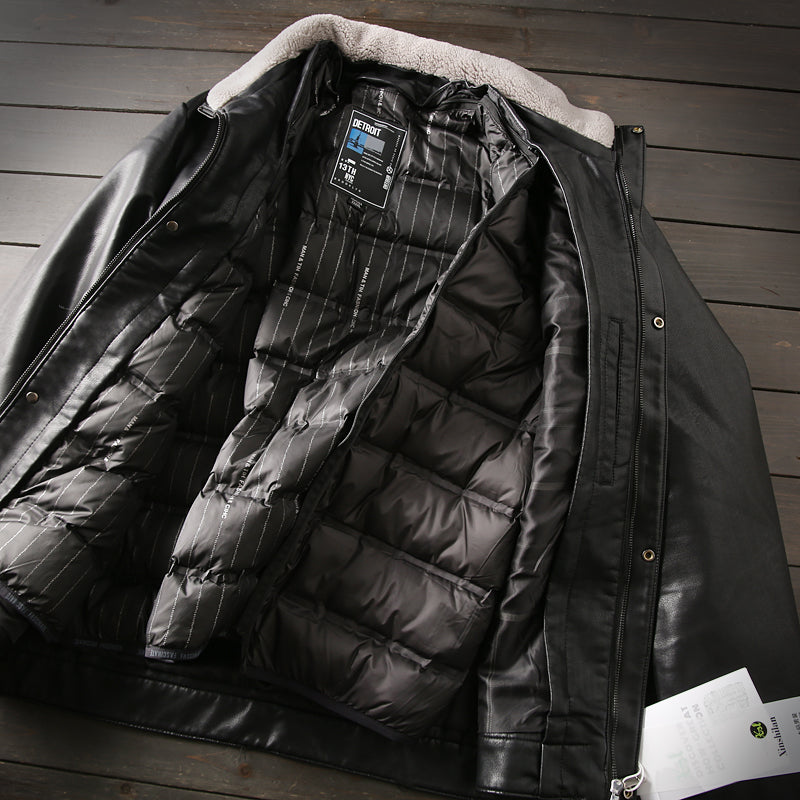 Ashoreshop-mens-down-leather-coat-mens-motorcycle-jackets-winter-down-coat4