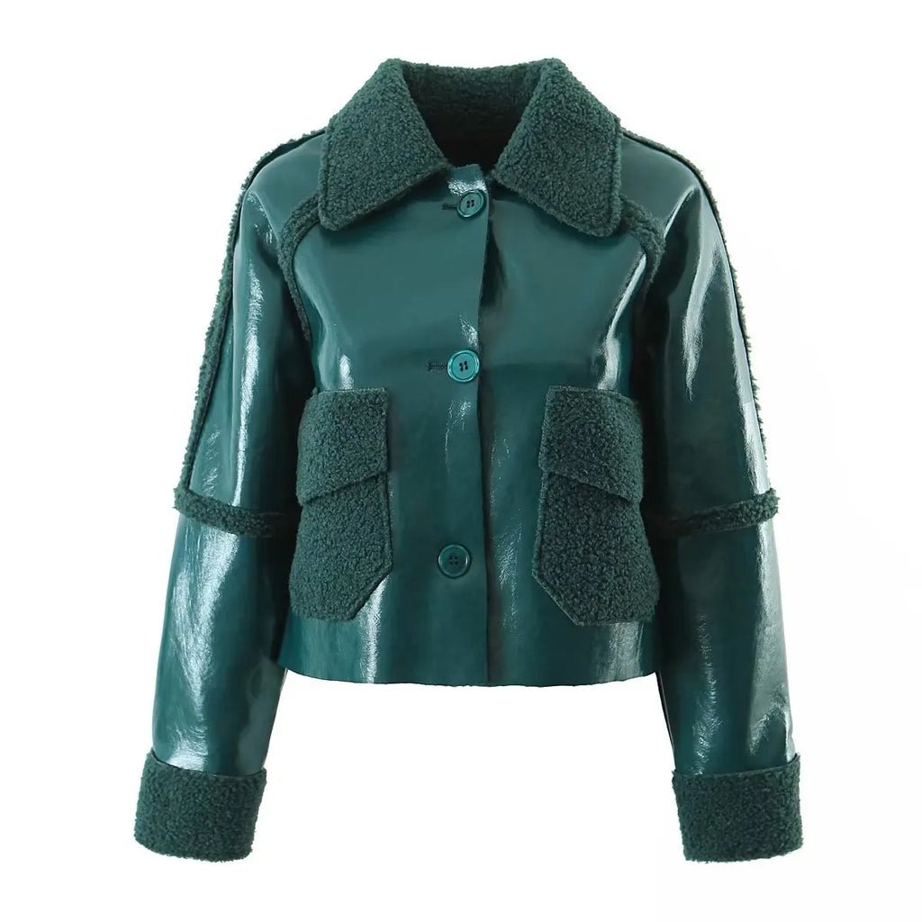 Ashoreshop-womens-leather-jackets-Shiny-short-leather-coats1