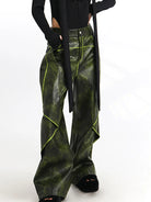 Ashoreshop-womens-Loose-Leather-Pants-For-Women-High-Waist-Pants