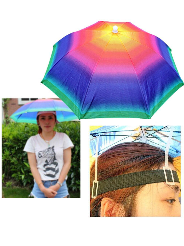 ASHORESHOP Patent Handsfree Hat Umbrella
