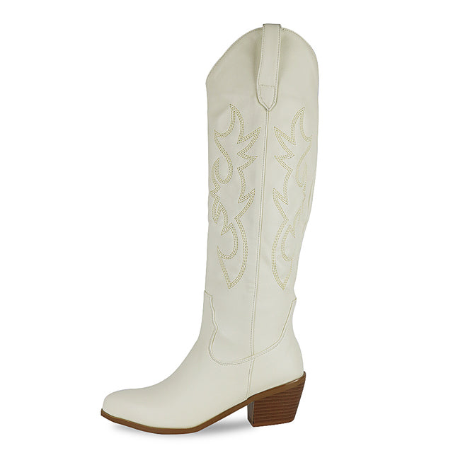 White Cowgirl Boots Ashore Western Shop Cowboy Cowgirls Embroidery Western Boots