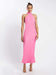 Summer Sexy Long Dress Femme Elegant Slim Off Shoulder Backless Party Club Maxi Dress Women Casual Dresses Green Vestido - Pink / M Summer Sexy Long Dress Femme Elegant Slim Off Shoulder Backless Party Club Maxi Dress Women Casual Dresses Green Vestido - Pink / M