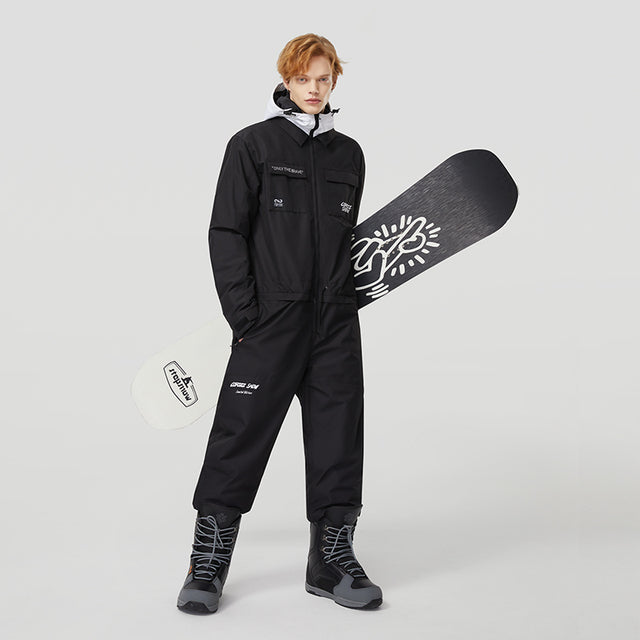 Ashore Ski Shop  Winter Ski Suit Men Women Windproof Waterproof Warm Ski Overalls
