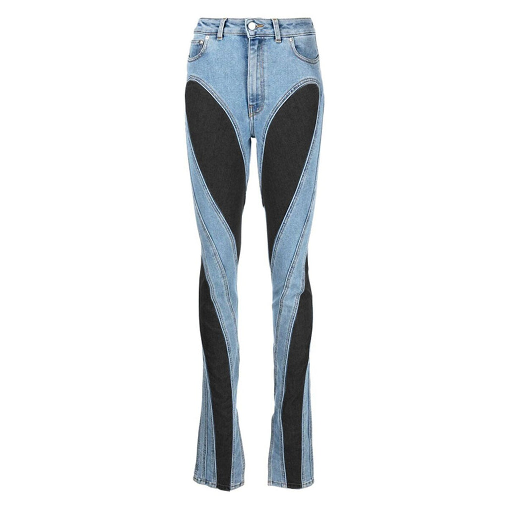 Ashore Shop Stretch Slim Denim Pants Leggings Slim Denim Women's Jeans Slim Deconstruct Long Denim Pants Autumn 2023 New