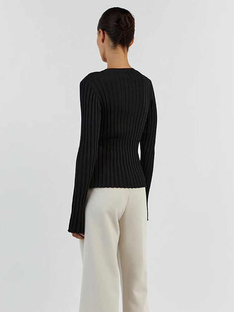Ashore Shop Womens Long Sleeve Slim Sweater 