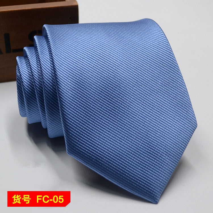 67 Styles Mens Ties Solid Color Stripe Flower Floral 8cm Jacquard Necktie