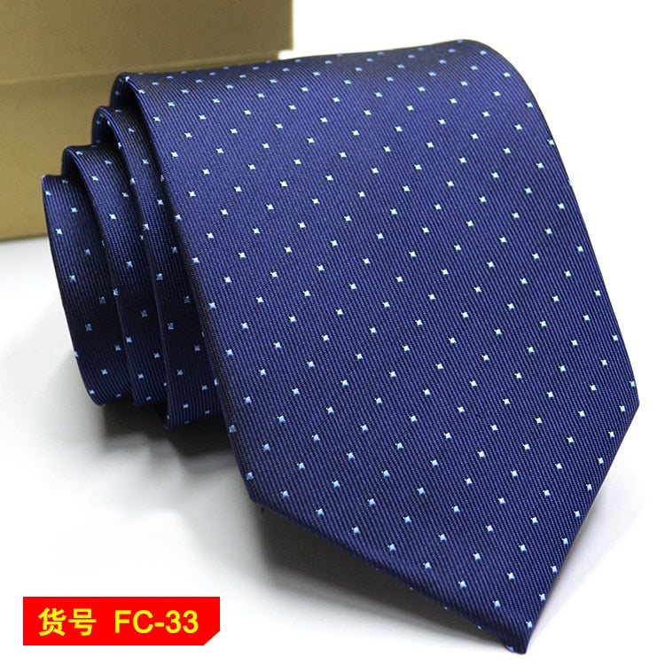 67 Styles Mens Ties Solid Color Stripe Flower Floral 8cm Jacquard Necktie