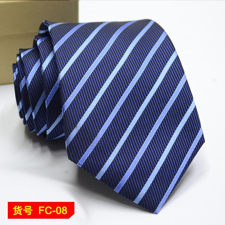 67 Styles Mens Ties Solid Color Stripe Flower Floral 8cm Jacquard Necktie