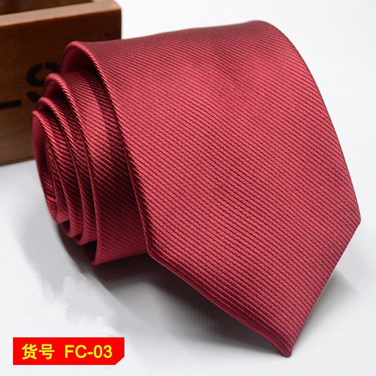 67 Styles Mens Ties Solid Color Stripe Flower Floral 8cm Jacquard Necktie