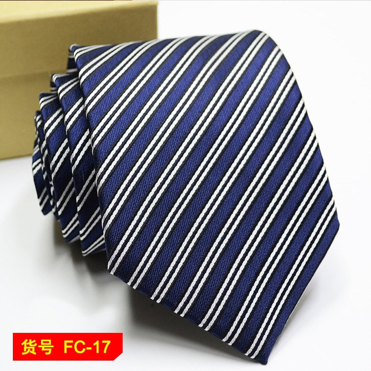 67 Styles Mens Ties Solid Color Stripe Flower Floral 8cm Jacquard Necktie