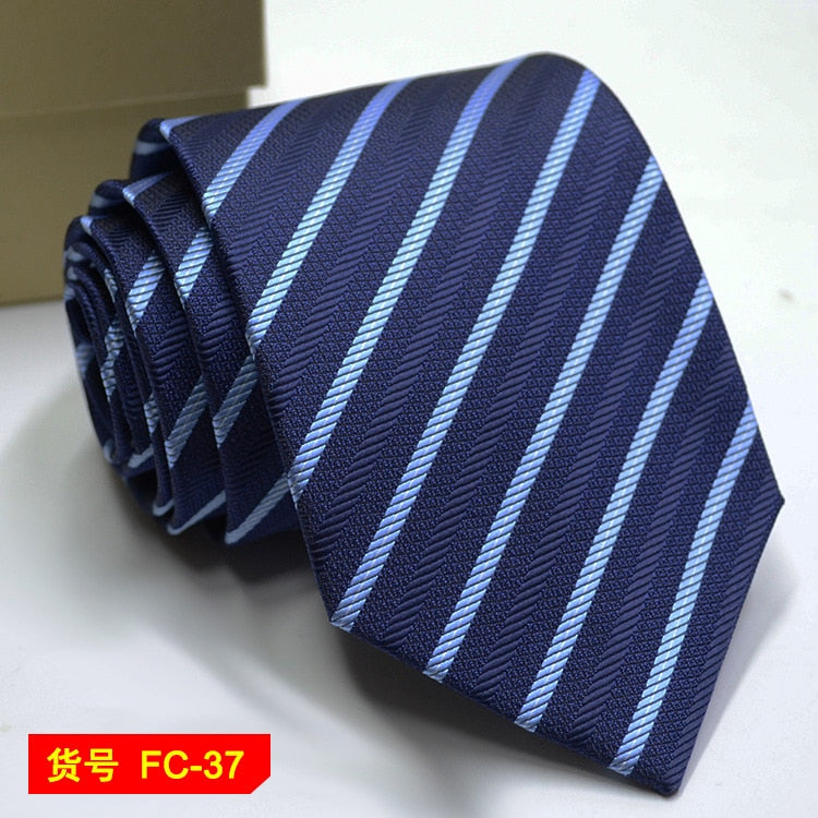 67 Styles Mens Ties Solid Color Stripe Flower Floral 8cm Jacquard Necktie