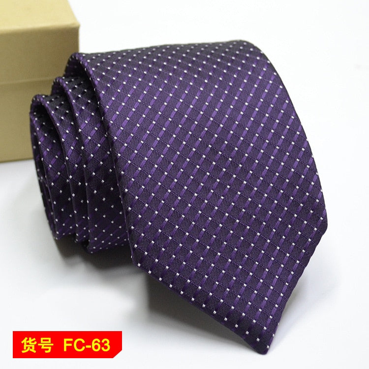 67 Styles Mens Ties Solid Color Stripe Flower Floral 8cm Jacquard Necktie