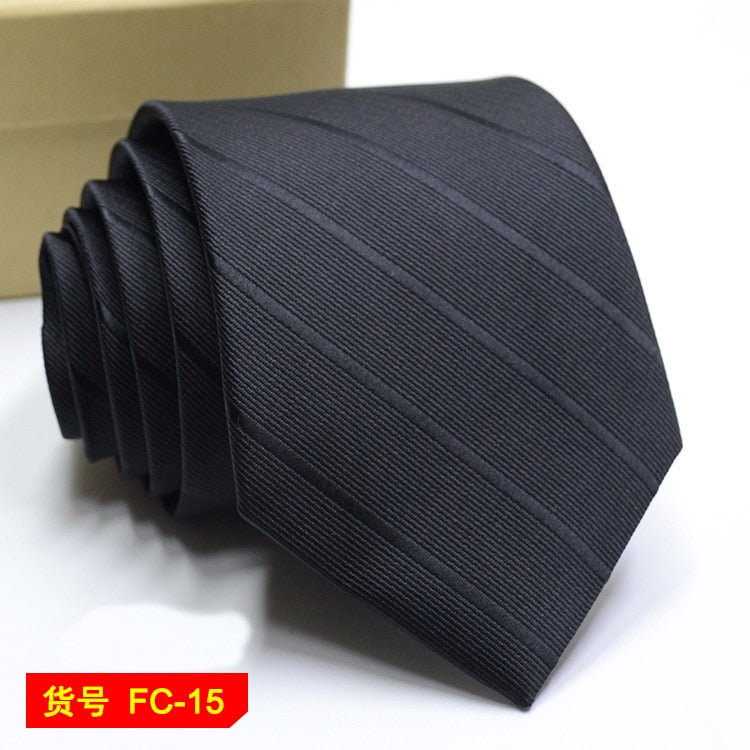 67 Styles Mens Ties Solid Color Stripe Flower Floral 8cm Jacquard Necktie