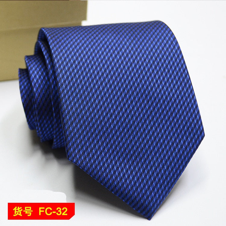 67 Styles Mens Ties Solid Color Stripe Flower Floral 8cm Jacquard Necktie