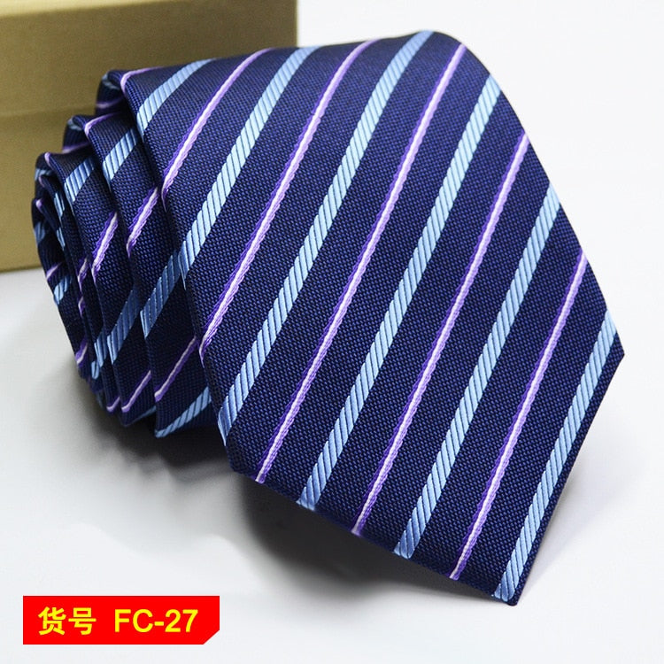 67 Styles Mens Ties Solid Color Stripe Flower Floral 8cm Jacquard Necktie