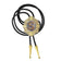 Letter ABCDEFG-Z bolo tie for man Indian cowboy western cowgirl leather rope zinc alloy necktie