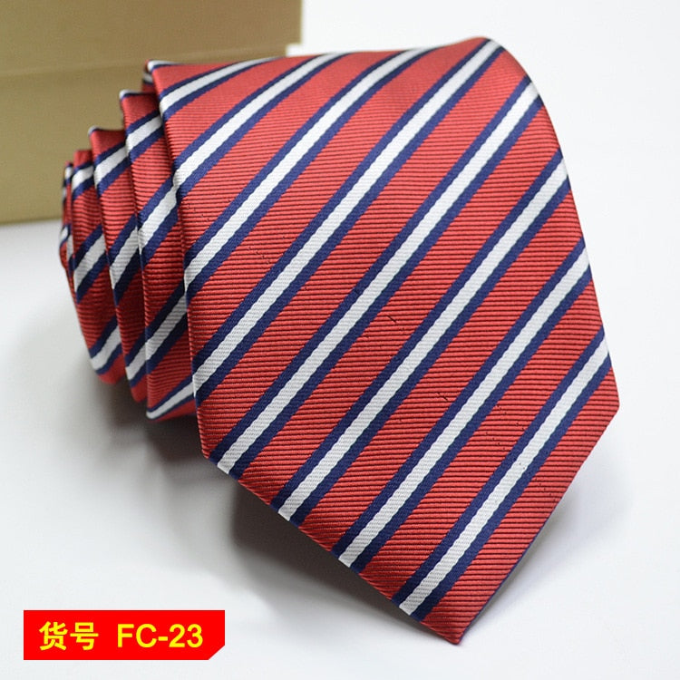 67 Styles Mens Ties Solid Color Stripe Flower Floral 8cm Jacquard Necktie