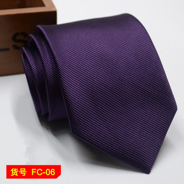 67 Styles Mens Ties Solid Color Stripe Flower Floral 8cm Jacquard Necktie