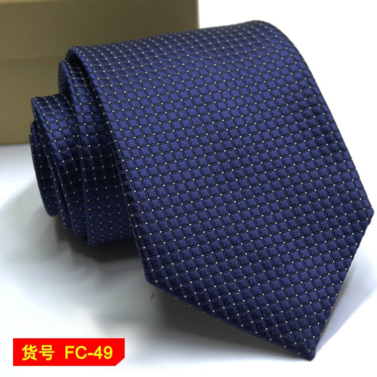 67 Styles Mens Ties Solid Color Stripe Flower Floral 8cm Jacquard Necktie