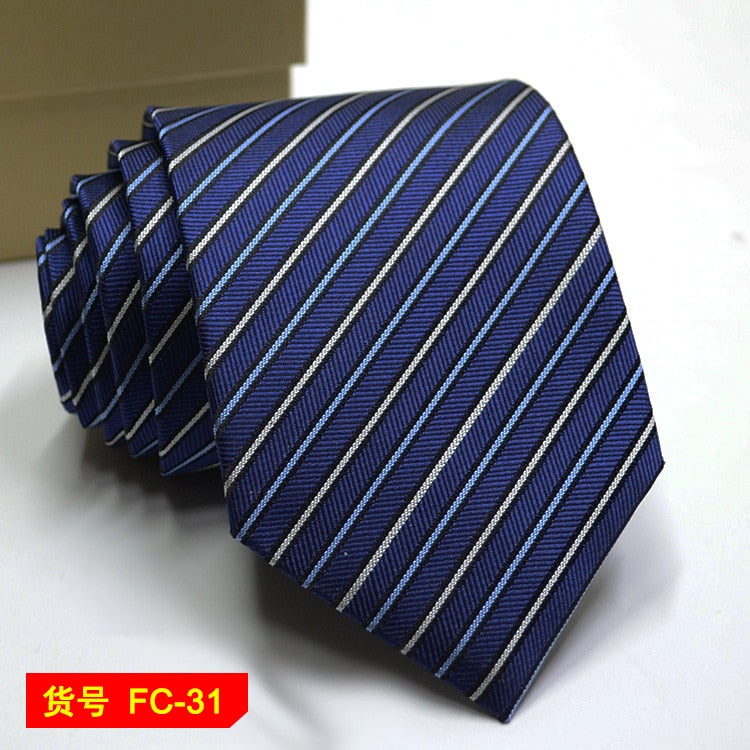 67 Styles Mens Ties Solid Color Stripe Flower Floral 8cm Jacquard Necktie