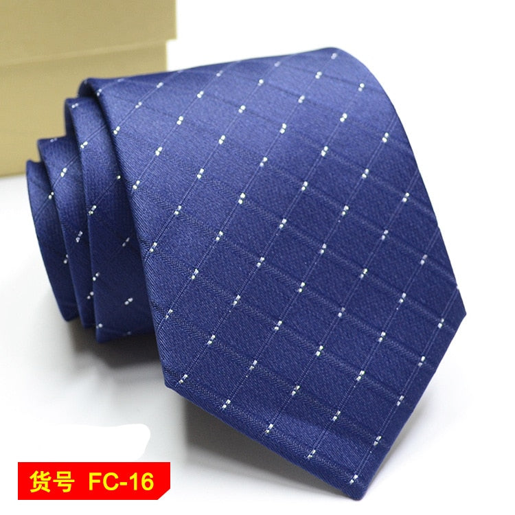 67 Styles Mens Ties Solid Color Stripe Flower Floral 8cm Jacquard Necktie