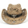 100% Natural Straw Cowboy Hat Women Men Handmade Weave Cowboy Hats