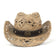 100% Natural Straw Cowboy Hat Women Men Handmade Weave Cowboy Hats
