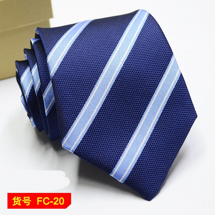 67 Styles Mens Ties Solid Color Stripe Flower Floral 8cm Jacquard Necktie