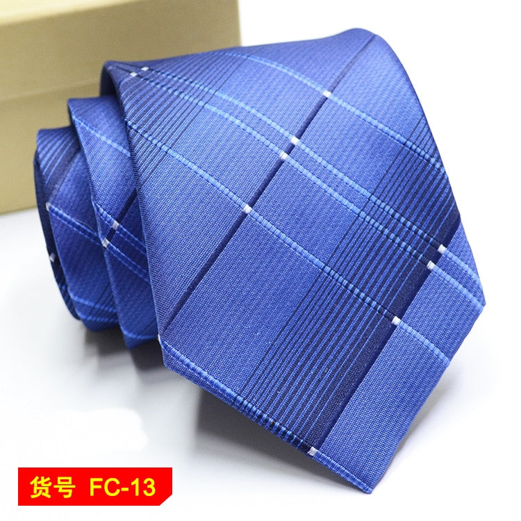 67 Styles Mens Ties Solid Color Stripe Flower Floral 8cm Jacquard Necktie