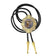 Letter ABCDEFG-Z bolo tie for man Indian cowboy western cowgirl leather rope zinc alloy necktie