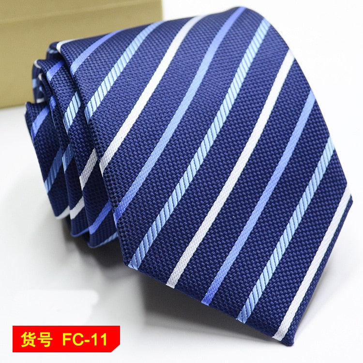 67 Styles Mens Ties Solid Color Stripe Flower Floral 8cm Jacquard Necktie