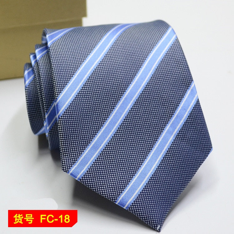 67 Styles Mens Ties Solid Color Stripe Flower Floral 8cm Jacquard Necktie