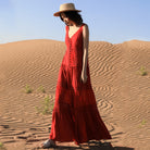 ASHORE SHOP Boho Casual Beach Long Dress