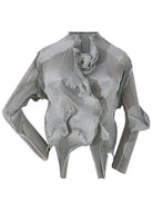 Ashore Shop Women Blouse Innovative Ripple Stretch Shirt Cardigan