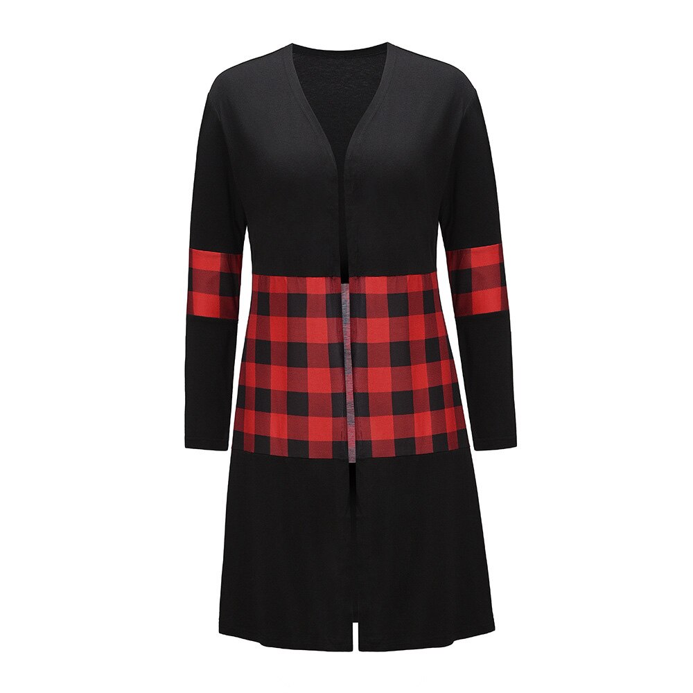 Ashoreshop-Long-Coat-Woman-Jacket-Plaid-Patchwork-Jacket-Female-Open-Stitch-Spring-Autumn-Long-Sleeve-Coat-Women