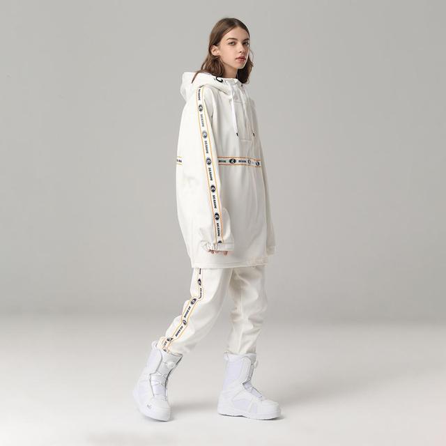 Men Women Ski Suit Ski Hoodie Set Skiing professional Snowboard Suit Male Female