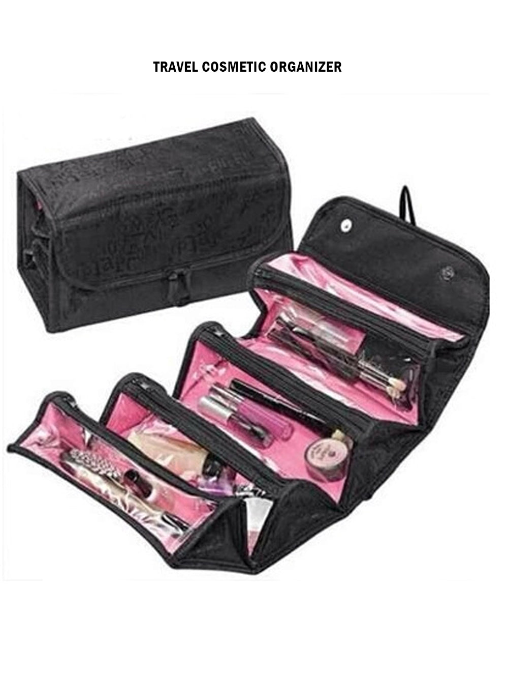 Travel Vanity Necessaries Women Beauty Toiletry Kit Make Up Makeup Cosmetic Bag