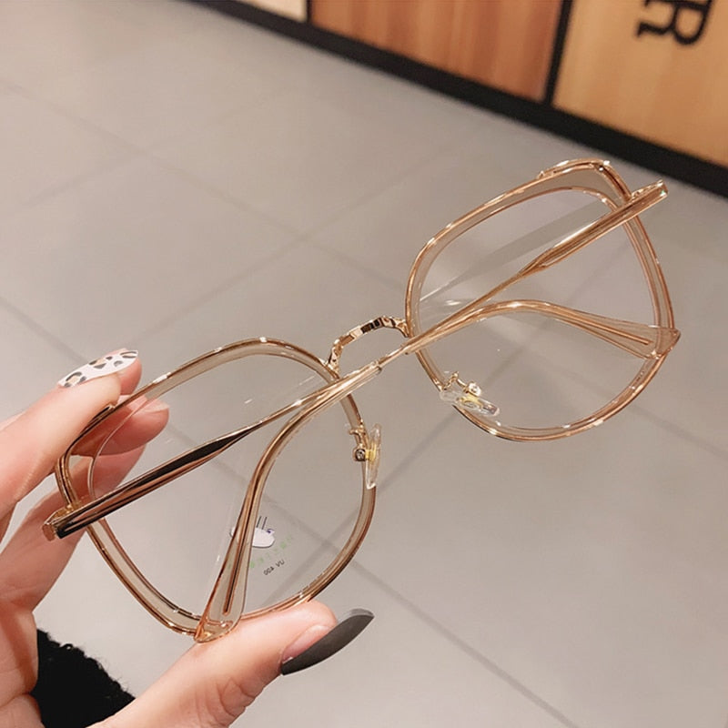 Fashion Oversized Square Women Glasses Frame
