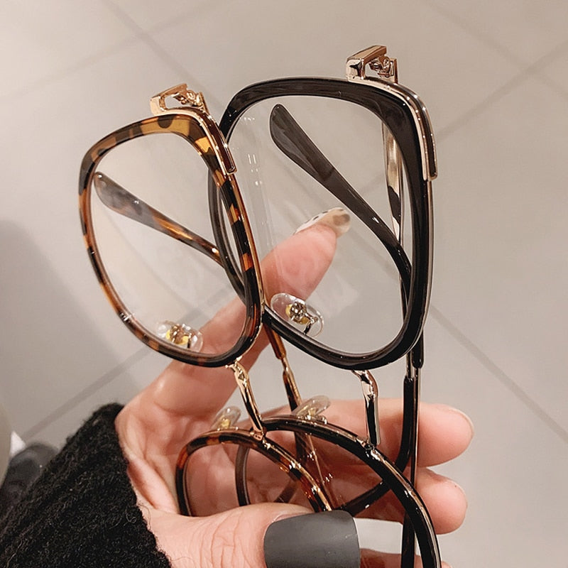 Fashion Oversized Square Women Glasses Frame