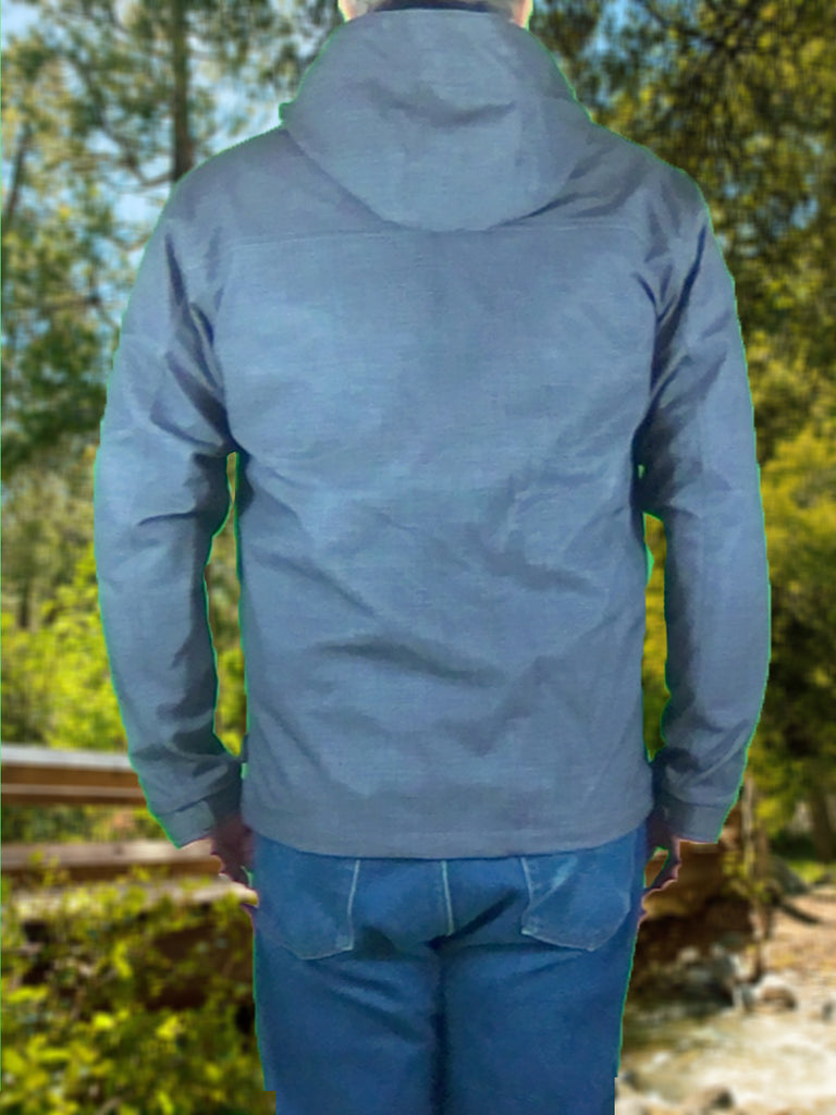 Ashore Spring 2023 Mens Light Weight Rain/Wind Resistant Spring Jacket Mélange Fabric