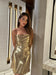 Sexy Fashion Metallic Halter Mini Dress For Women Female Sleeveless Ba –  ASHORE SHOP