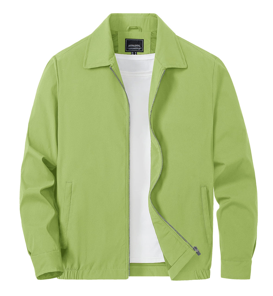 Ashore Shop mens Golf Jacket Lightweight Water-Resistance Full Zip Golf Jackets Mens Baseball Bomber Jackets Workout Fitness Casual Coats Sports Outwear