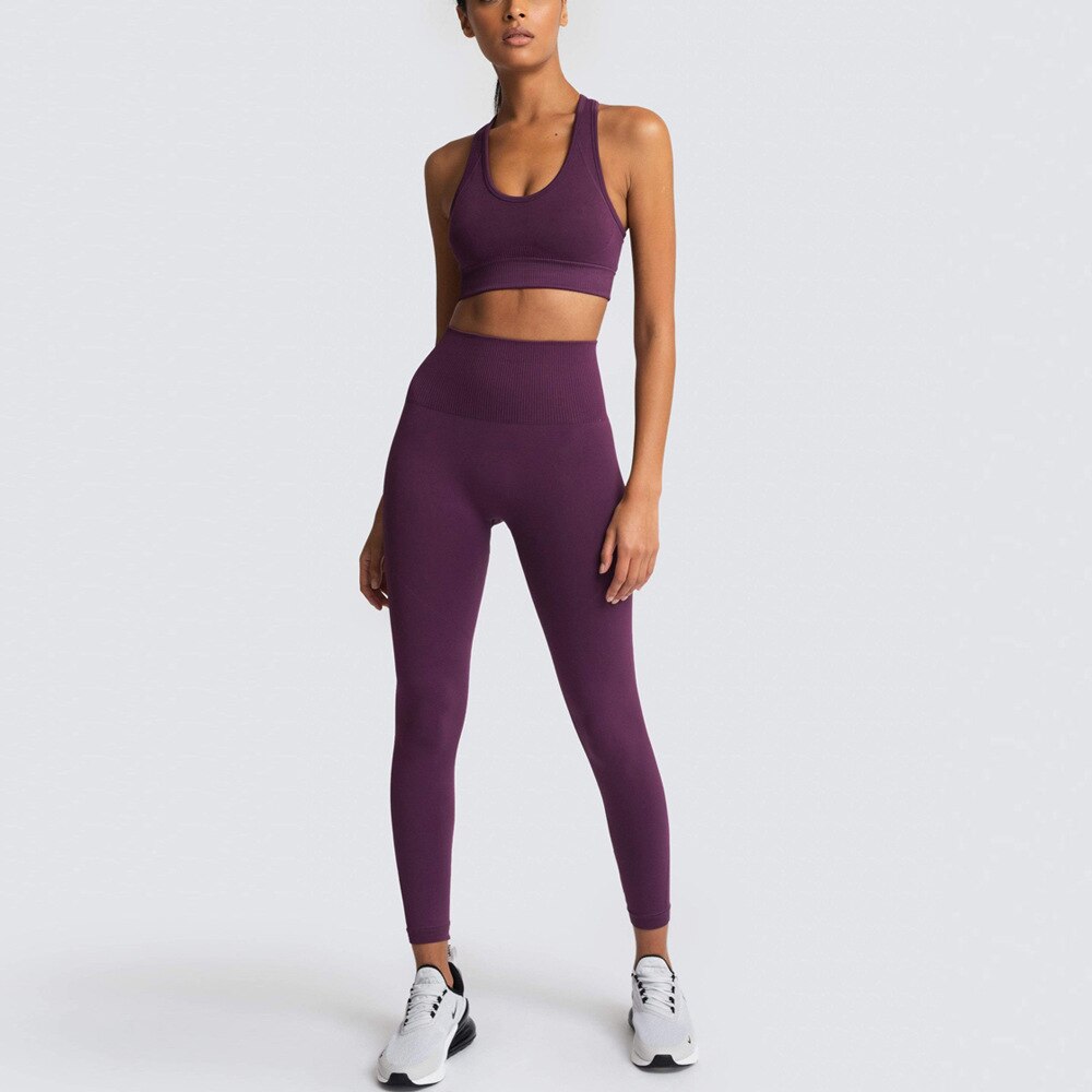 Two Piece Set Women Sportswear Workout Clothes for Women Sport Sets Su –  Linions