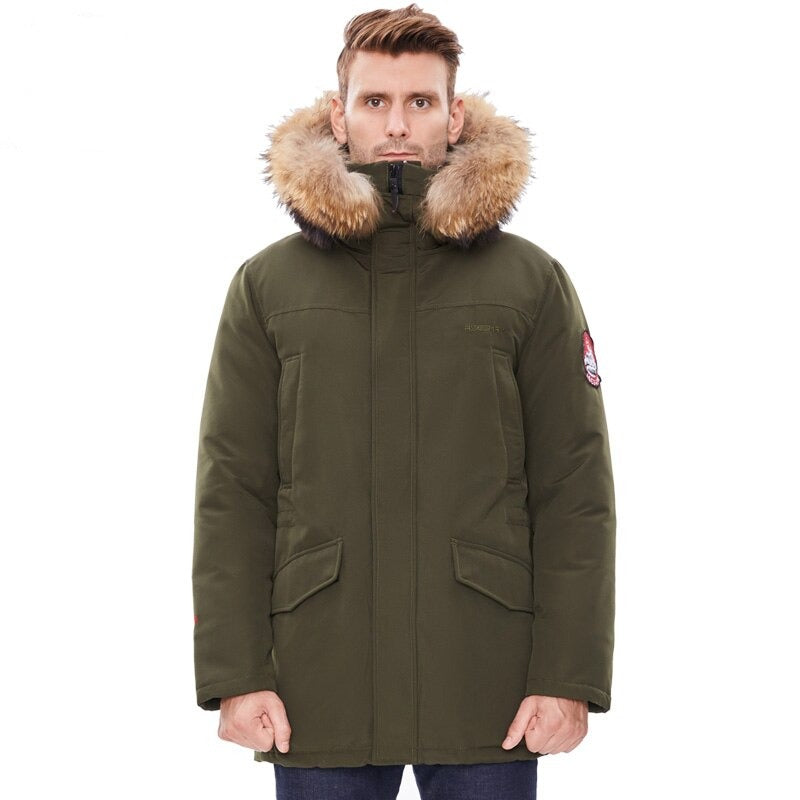 0Winter Jacket 2022 New High-quality 90% White Duck Down Men Coat For -30 Factory Price