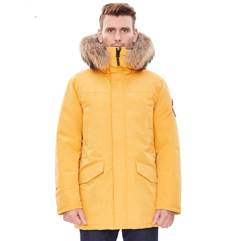 2Winter Jacket 2022 New High-quality 90% White Duck Down Men Coat For -30 Factory Price