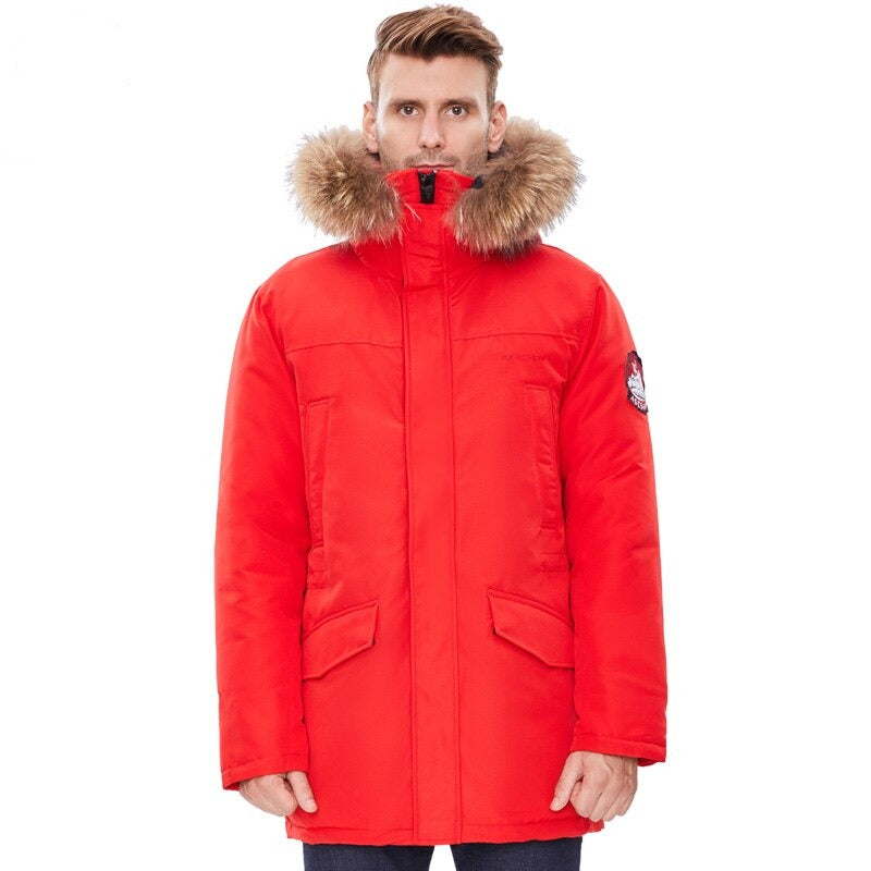 Winter Jacket 2022 New High-quality 90% White Duck Down Men Coat For -30 Factory Price