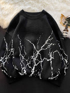 Winter Tree Sweaters Women Clothes Vintage Harajuku Oversized Pullover Sweater