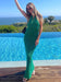 slim fit dress slacks Pleated Frill Halter Neck Maxi Dress – Lyséa