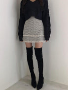 ashore-shop-short and loose sweater tops-Sweet-Lace-Up-Knit-Sweater-Women6