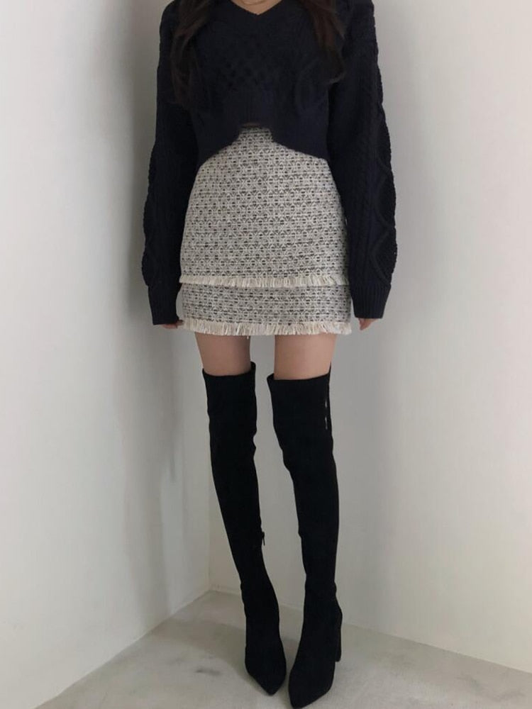 ashore-shop-short and loose sweater tops-Sweet-Lace-Up-Knit-Sweater-Women6